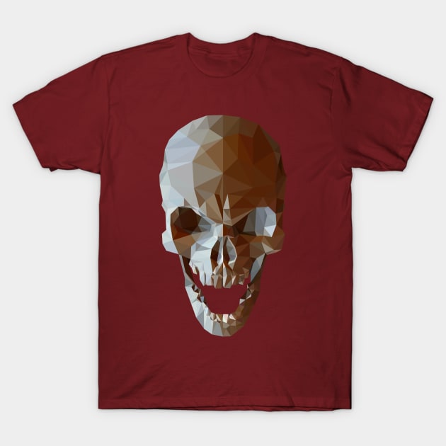 Skull Art T-Shirt by RekaPixel